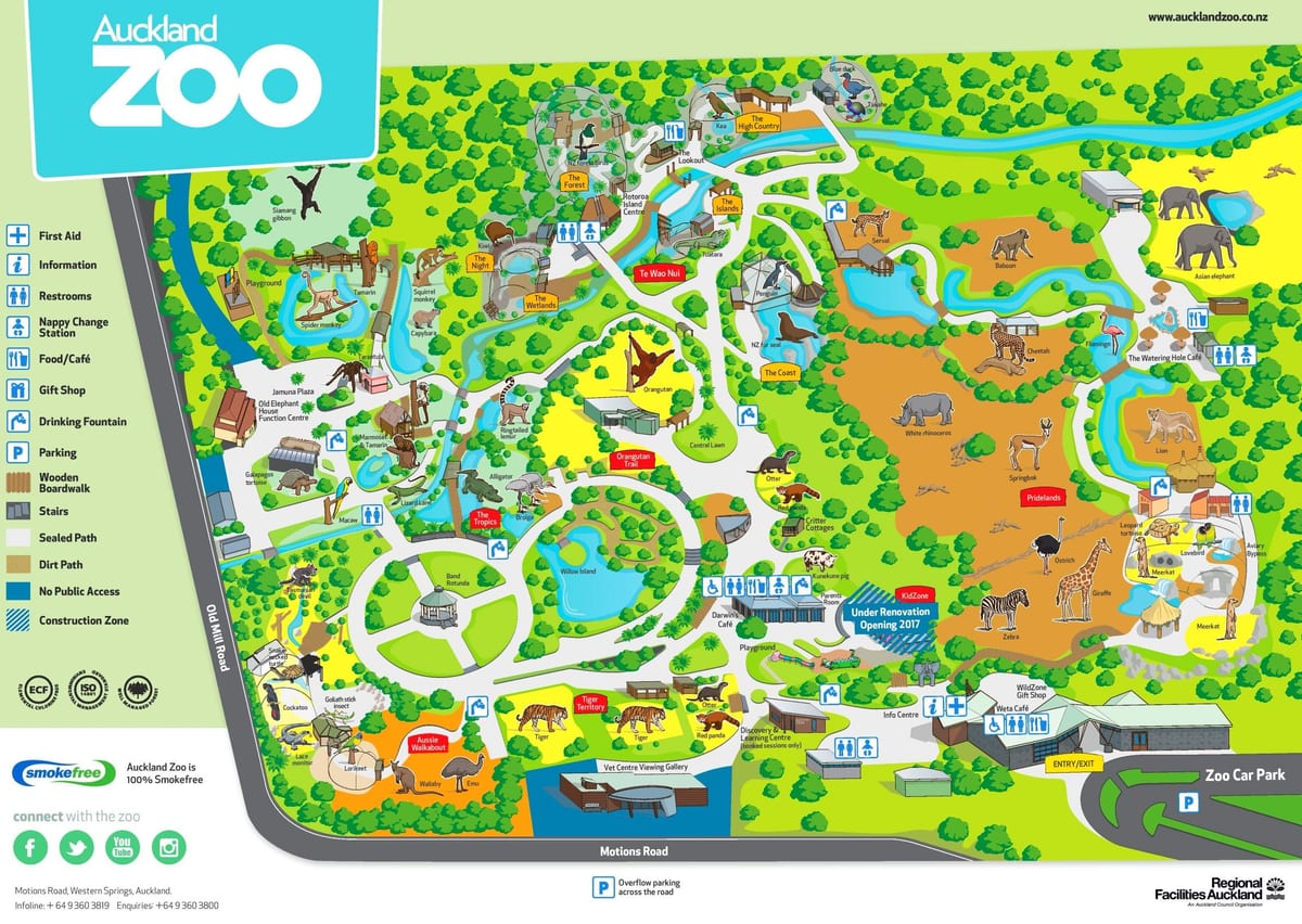 mapa Unibertsitatea zoo