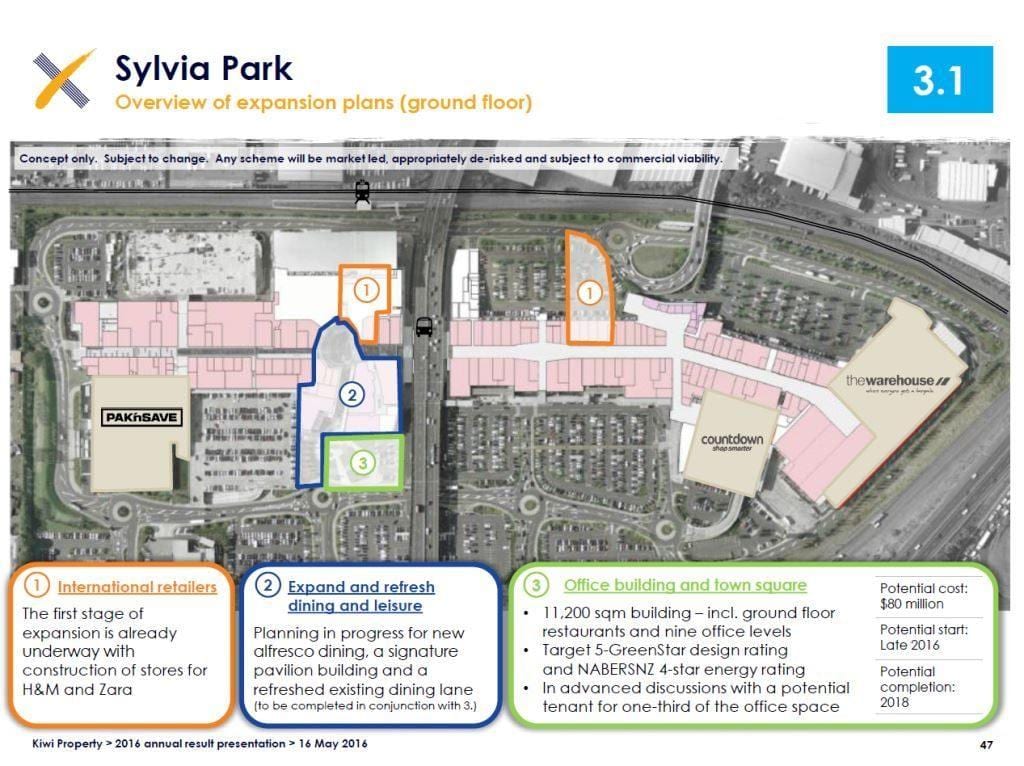 Sylvia parke Auckland mapa