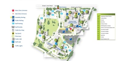 Mapa Middlemore ospitalea